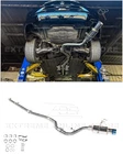 For 22-UP Honda Civic Integra 1.5T 2.0L T-304 3" Cat-back Exhaust 4" Burnt Tip New. Price: $409.98.