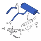 Genuine Ford Muffler PZ1Z-5A289-A New. Price: $1125.18.