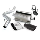 Banks 51312-B Monster Exhaust Single Exit Black Ob Round Tip For 97-99 Jeep 2... New. Price: $279.00.