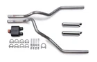 Flowmaster Super 10 Muffler Mandrel-bent Dual Truck Exhaust Kit Chrome Tips New. Price: $271.99.