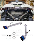 For 17-UP Infiniti Q60 Muffler Delete Axle Back 4 Inch Dual Burnt Tips Exhaust New. Price: $259.99.