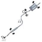 Stainless Steel Resonator Muffler Kit W/ Hangers Fits: 1999-2000 Civic & 1.6L New. Price: $238.81.