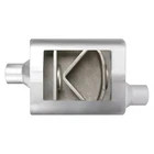 Exhaust Muffler Flowsound Series Stainless Steel Oval Gray 3" New. Price: $34.00.