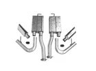 Spintech Mustang 1965-1985 V8 2 Side Exit Kit Systems Exhaust New. Price: $550.00.