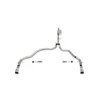 Corsa 21167 3IN. Dual Rear Exit Catback Exhaust W/flat Cut 4IN. Wall Tip New. Price: $1524.99.