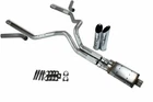 Ford F150 21-25 3" Dual Truck Exhaust Kits Stainless Muffler Slash Tip Corner New. Price: $383.00.