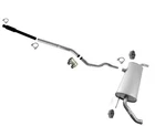 Exhaust System Pipes Muffler Fits Ford Fusion 17-20 All Wheel Drive 2.0L Turbo New. Price: $459.00.