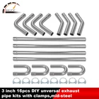 16PCS 3" Diy Universal Mild Steel Custom Mandrel Exhaust Pipe Bend Kit W/clamps New. Price: $246.16.