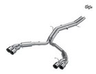 Mbrp Resonator Back Exhaust System 2.5'' Pipe Tip Fits Audi S5 Coupe S4 Sedan 3L New. Price: $1259.99.