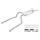 For Chevy C10 Pickup 63-66 Exhaust System Pypes 409 Crossmember-back New. Price: $598.79.