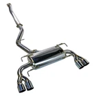 Remark Cat-back Exhaust Ss Quad Tips W/o Resonator For 08-14 Subaru Wrx Sti ( New. Price: $1231.89.