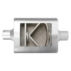 Exhaust Muffler Flowsound Series Stainless Steel Oval Gray 3" New. Price: $35.78.