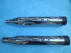 2017-25 Vance & Hines Harley Titan 450 Chrome Black Slip On Exhaust Mufflers Used. Price: $139.99.
