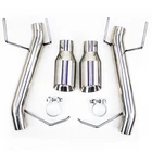 For Mustang 11-14 V6 2.5" Dual Axle Back Flowmaxx Straight Pipe Exhaust Bolt-on New. Price: $163.00.