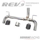 REV9 CB-211A Stainless Steel Axle-back Muffler Bypass Exhaust Carbon Fiber Tip New. Price: $385.00.