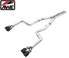 Awe Track Cat-back Exhaust W/ 4" Black Tips For 15-23 Dodge Challenger 6.4L/6.2L New. Price: $1925.00.