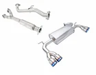 Megan Catback Exhaust 3" Blue Titanium Tips For 10-16 Hyundai Genesis Coupe V6 New. Price: $2500.00.