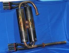 1969-1974 Ferrari 246 Dino Ansa Exhaust Tail Pipe Quad Tips Assembly Good Used. Price: $1999.95.