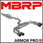 Mbrp S46043CF Armor Pro Cat-back Exhaust System Fits 2015-2020 Audi S3 2.0L New. Price: $1604.99.