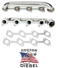 Stainless Steel Manifold Headers 03-07 Ford Powerstroke F250 F350 6.0 New. Price: $189.95.