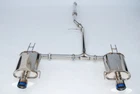 Invidia HS06TSXG3T Q300 Titanium Tip Cat Back Exhaust For 2006-2014 Acura New. Price: $1310.95.