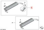 Genuine Mini Cooper R60 R61 ALL4 Silencer System 18302239423 New. Price: $1436.67.