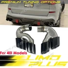 Gloss Black Exhaust Tips Replace For Bmw X5 G05 X6 G06 X7 G07 40I M-sport 2019+ New. Price: $213.99.