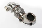 2 Pcs Universal V-band 90 Deg Turbo Elbow W/flexpipe 3"ID To T3 New. Price: $69.35.