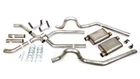 Pypes 64-72 Body Dual Exhaust System 3" X-pipe Stainless Race Pro Mufflers New. Price: $747.79.