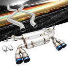Megan Supremo Axleback Exhaust System Titanium Blue Tip For 08-13 Bmw M3 E90 4DR New. Price: $634.47.