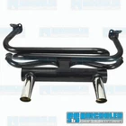 Empi Vw 2 Gt Exhaust System, 1-3/8IN. Header, Black W/chrome Tips, Bug 66 New. Price: $166.00.