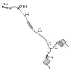Front Resonator Y-pipe W/ Pair Of Mufflers Kit Fits: 16-21 Civic 1.5L New. Price: $344.94.