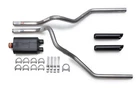 Ford F150 F250 09-19 Flowmaster Super 40 Muffler Dual Exhaust Kit Black Tips New. Price: $381.99.