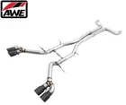 Awe Track Cat-back Exhaust W/ 4.5" Black Tips For 16-24 Chevy Camaro SS/ZL1/LT1 New. Price: $1545.00.