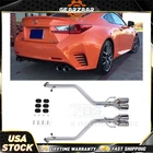 Axle Back Quad Tip Exhaust For 15-20 Lexus Is RC200T RC300 RC350 Muffler D-elete New. Price: $233.99.