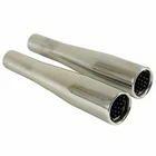 Empi 3693 Chrome Tapered/baffled Exhaust Tips, Pair, Fits Vw Bug/beetle/bus/ghia New. Price: $87.95.
