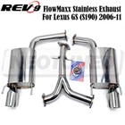 REV9 Flowmaxx 4" Tip Axleback Exhaust For GS300 GS350 GS430 GS460 (S190) 2006-11 New. Price: $452.00.