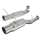 Stainless Steel 4" Tip Muffler Catback Exhaust System For 89-94 Nissan 240SX S13 New. Price: $170.99.