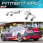 Borla Atak 11925CF Axle-back Exhaust System For 16-24 Chevy Camaro Ss 6.2L W/npp New. Price: $2998.99.