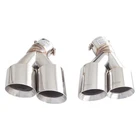 For Chevy Camaro 16-19 Exhaust Tips Stainless Steel Round Angle Cut Weld-on Quad New. Price: $198.00.