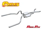 1965-1970 Mustang 289 302 351W Pypes 2.5" Exhaust System Kit W/ Mufflers X-pipe New. Price: $644.79.