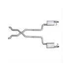 Pypes Exhaust System Street Pro Crossmember Back Stainless X-pipe Chevy Corvette New. Price: $837.79.