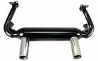 2 Exhaust System -1 3/8 Black W/ Chrome Tips Vw Bug Baja Ghia Empi 3418 New. Price: $225.72.