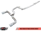 Awe Tuning Ford Focus Rs Track Edition Cat-back Exhaust Chrome Silver Tips New. Price: $1080.00.