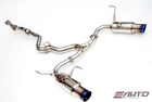 Invidia N1 Dual Titanium Burnt Tip Catback Exhaust For Subaru Wrx Sti 15-21 New. Price: $1299.99.