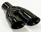 Exhaust Tip 2.25 Inlet 3.00 Outlet 9.50 WDWDS30095-225-MBK Double Wall Black Sta New. Price: $79.99.