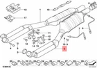 Genuine Bmw E38 750ILP Exhaust Pipe Front Silencer 18101741394 New. Price: $1438.67.