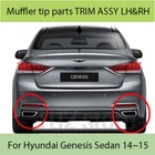 Oem Rear Muffler Tip Parts Trim Assy Lh&rh For Hyundai Genesis Sedan 2014 2015 New. Price: $165.00.