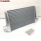 Emusa Aluminum Polished Intercooler Overall Size 25" X13" X3", Inlet/outlet New. Price: $113.99.