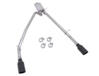 Gibson 66573B Black Elite Cat-back Dual Split Exhaust System 2.5 In. Tubing New. Price: $834.55.